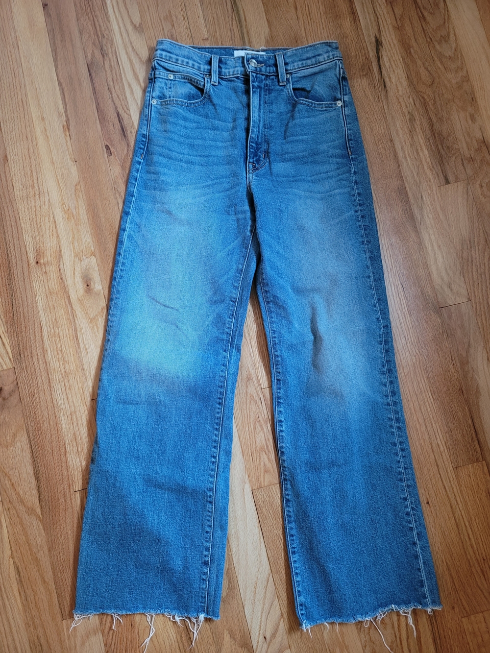 SLVRLAKE Grace Cropped Wide Leg Jean Laurel Canyon Size 26 Pre-owned